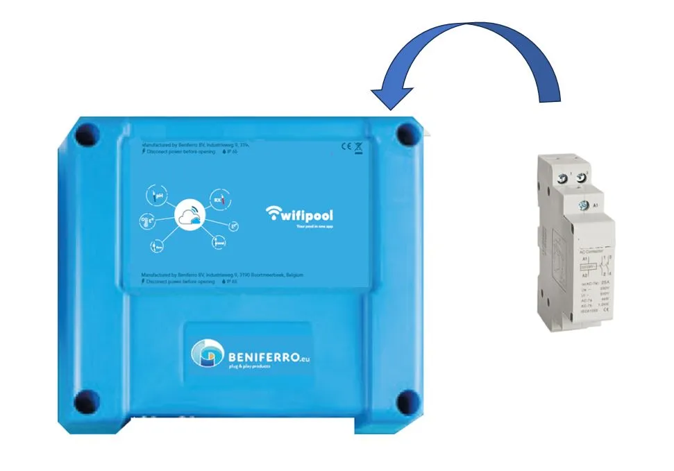 [BWMX2027-P] Extra contactor 20A 2-fasig