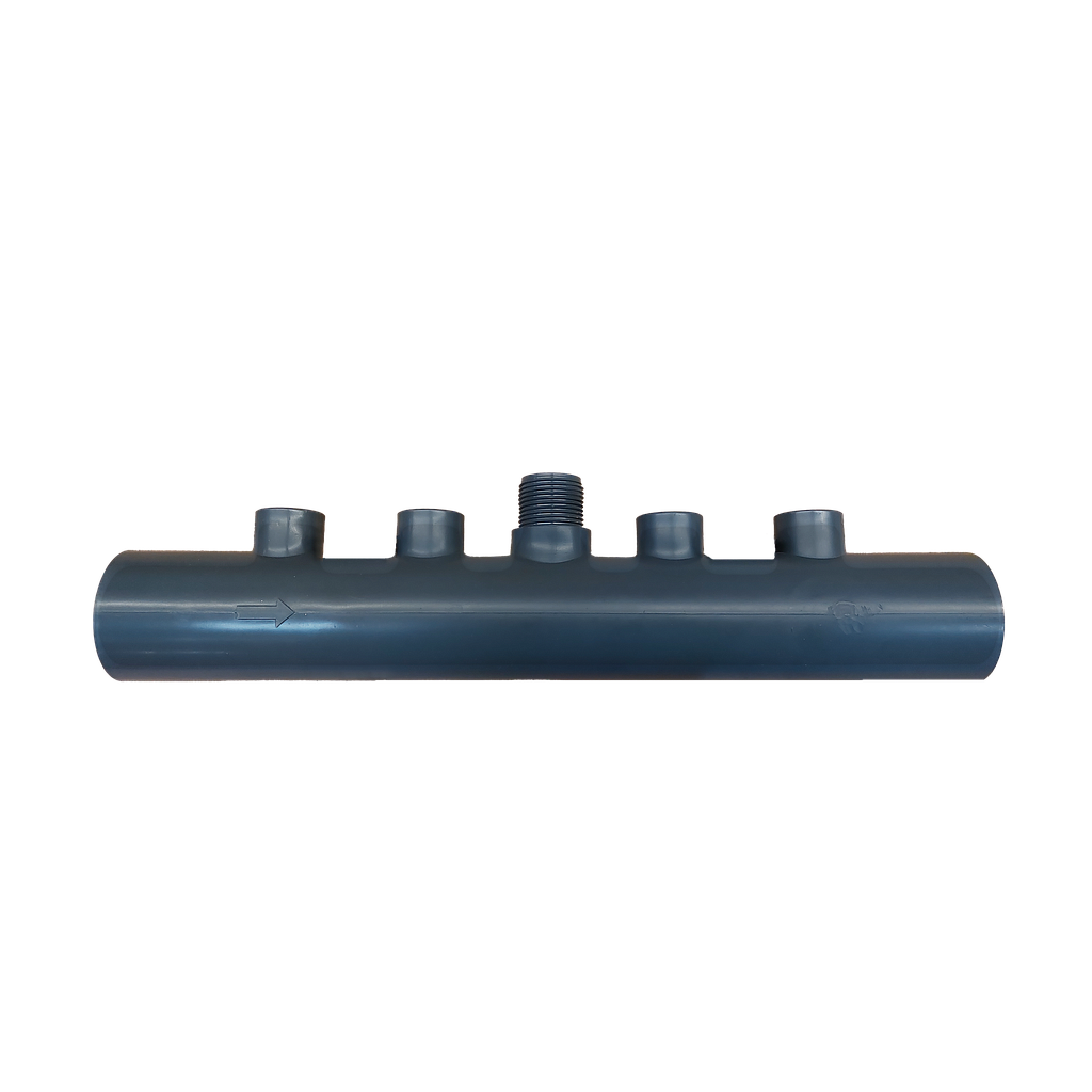 [ZWMX9011] Meet en injectiebuis (4 gaten 1 1/2 inch + flowswitch)